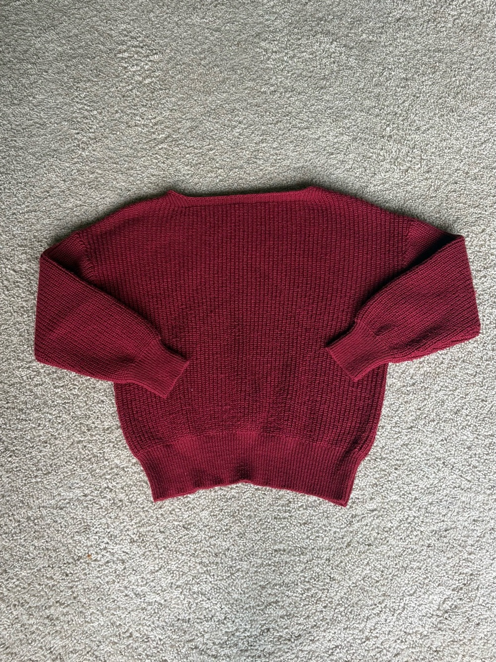 Pink Clover Women's Maroon Crewneck Sweater